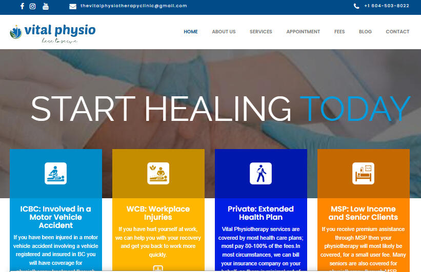 Vital Physio Project
